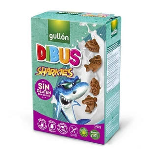 Печиво безглютенове Dibus Sharkies, 250 г, Gullon