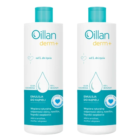Набор Oillan Derm+, лосьон для купания с первого дня жизни, 2 x 400 мл: цены и характеристики