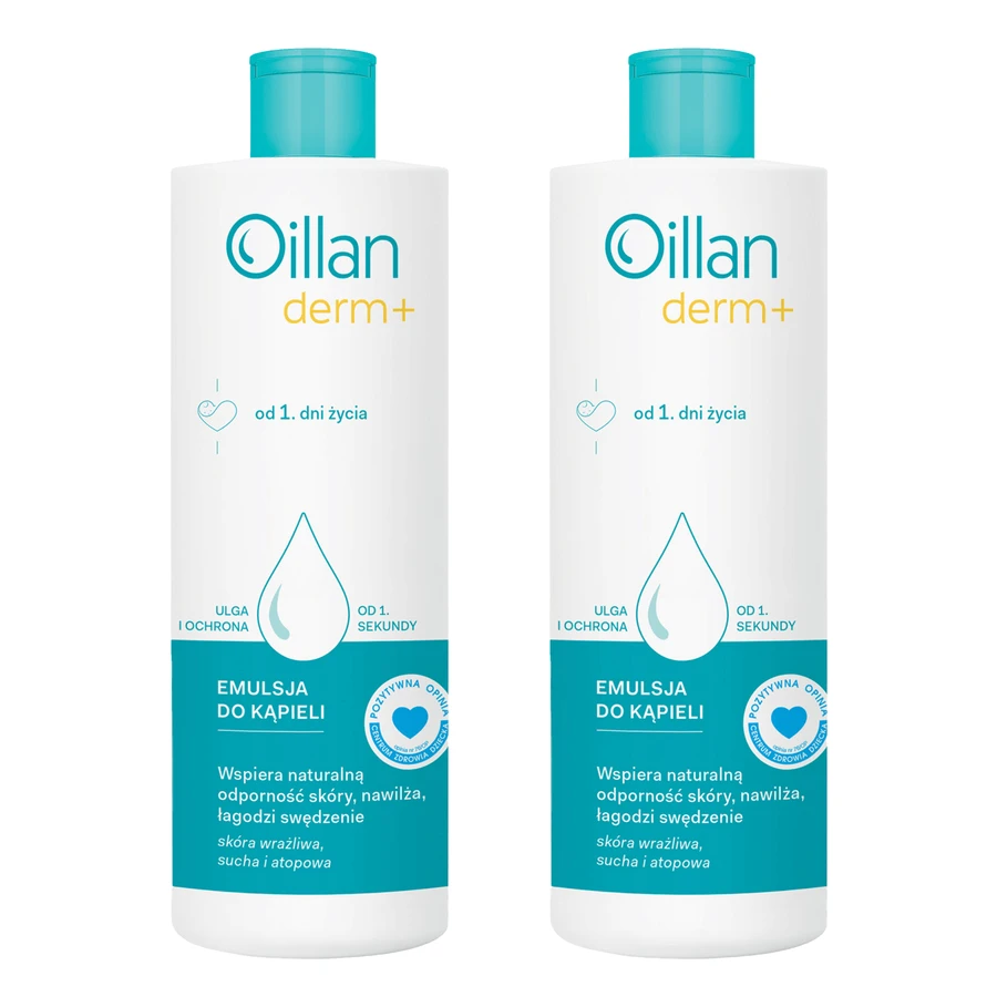 Набор Oillan Derm+, лосьон для купания с первого дня жизни, 2 x 400 мл: цены и характеристики