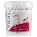 Ватні палички Cleanic, Pure Effect Bio, коробка, 100 штук