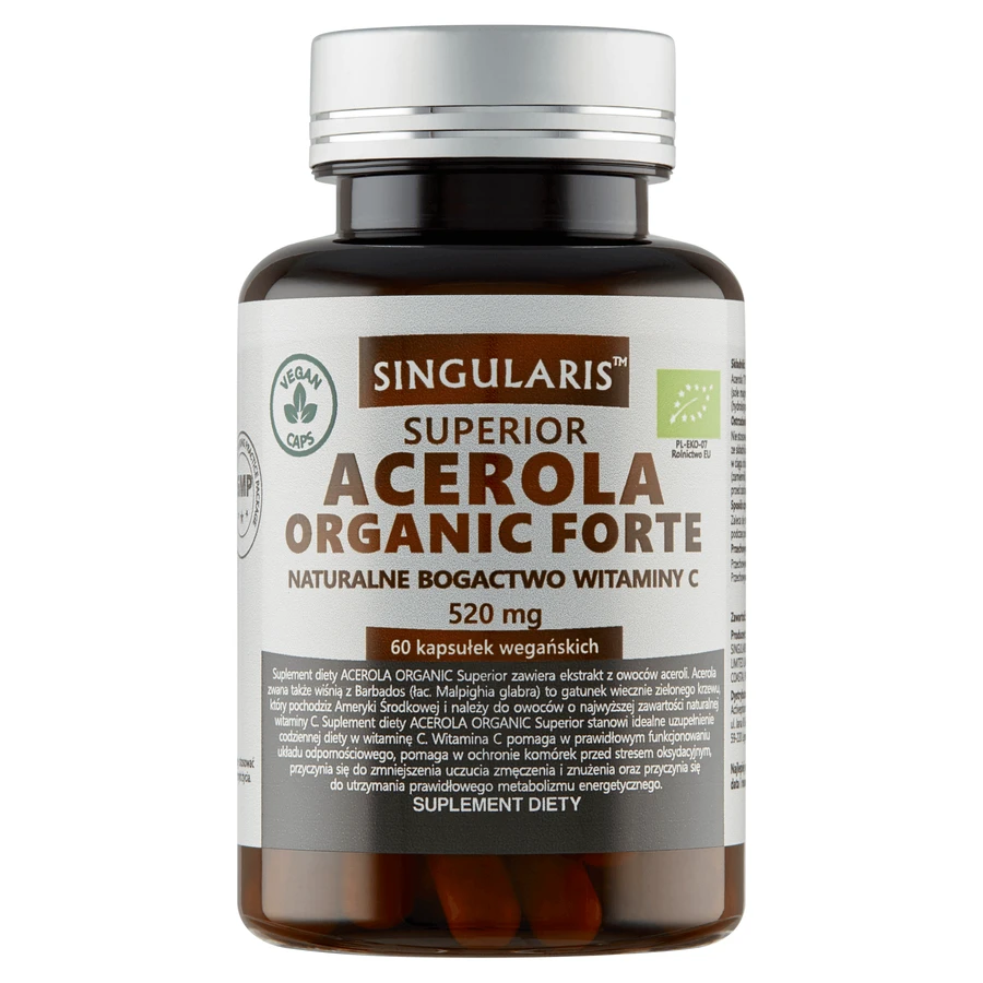 Singularis Superior Acerola Organic Forte 520 мг 60 капсул: цены и характеристики