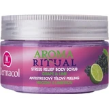 DERMACOL AROMA RITUAL Скраб для тіла Виноградно-лаймовий 1×200 г, скраб для тіла