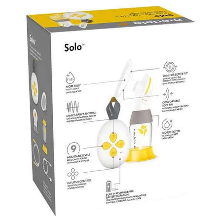 Medela Solo, электрический молокоотсос, одиночный, двухфазный, 1 шт.: цены и характеристики