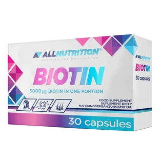 Біотин Allnutrition Biotin 5000 мг, 30 капсул