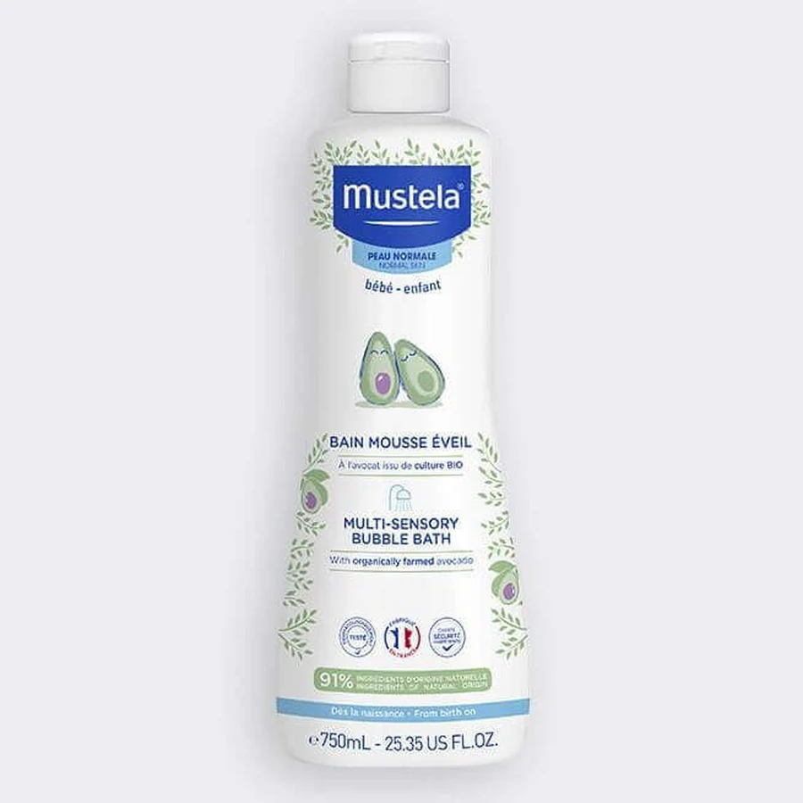 Мультисенсорна піна для ванни, 750 мл, Mustela: ціни та характеристики