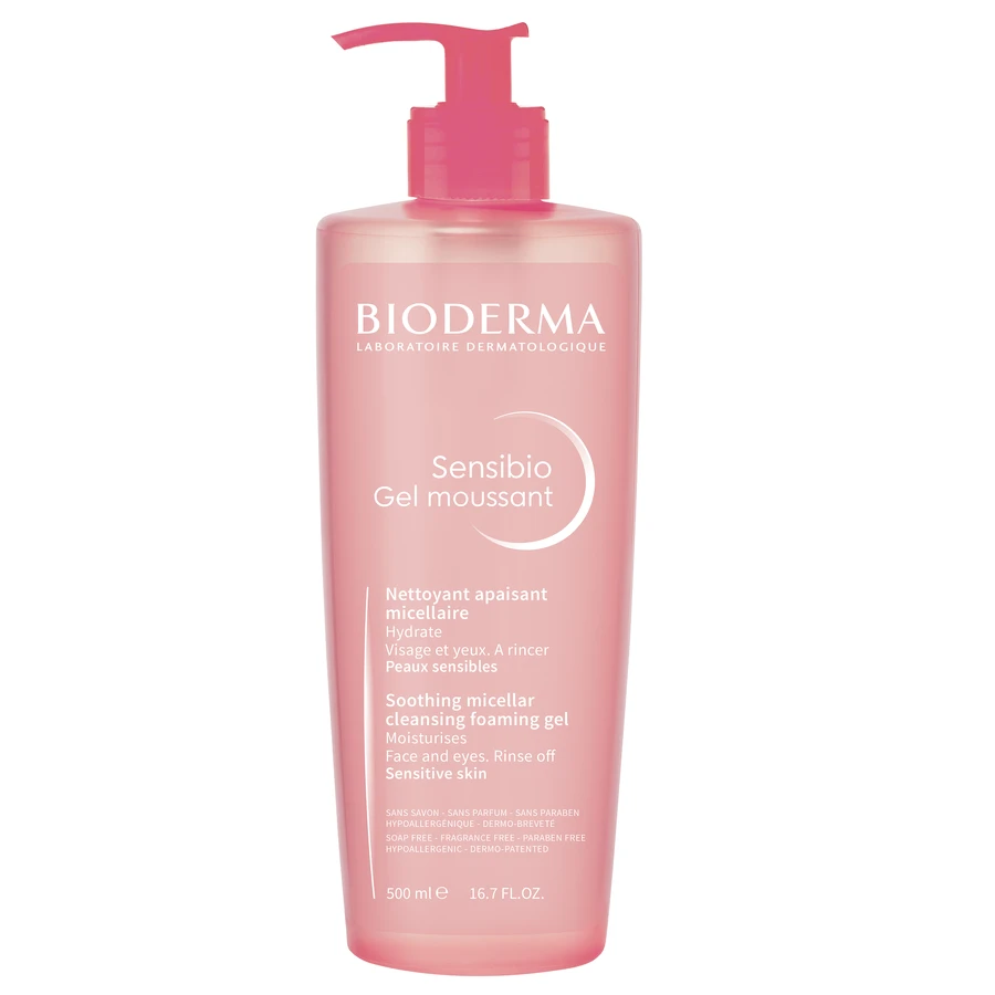 Bioderma Sensibio Заспокійливий і зволожуючий піноутворюючий гель, 500 мл: ціни та характеристики