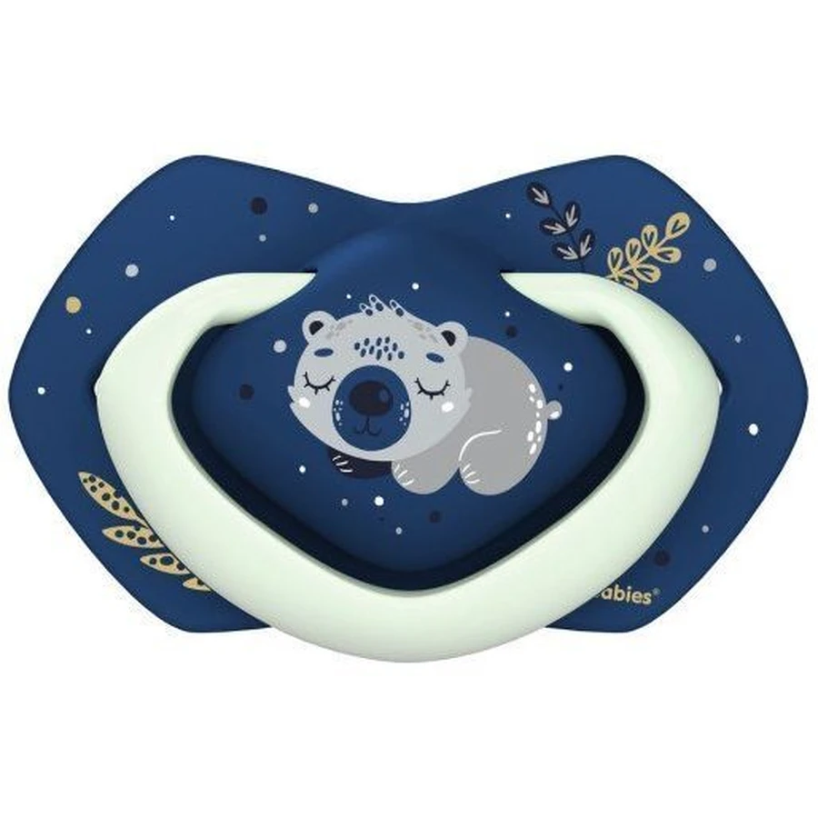 Canpol babies Sleepy Koala Набір симетричних силіконових пустушок Light touch 18м+ сині 2 шт: ціни та характеристики