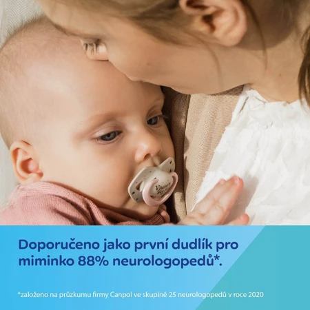 Canpol babies Sleepy Koala Набір симетричних силіконових пустушок Light touch 18м+ сині 2 шт: ціни та характеристики