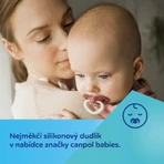 Canpol babies Sleepy Koala Набір симетричних силіконових пустушок Light touch 18м+ сині 2 шт: ціни та характеристики
