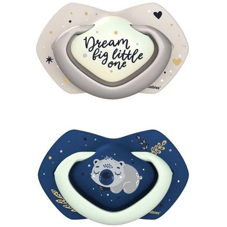 Canpol babies Sleepy Koala Набір симетричних силіконових пустушок Light touch 18м+ сині 2 шт: ціни та характеристики