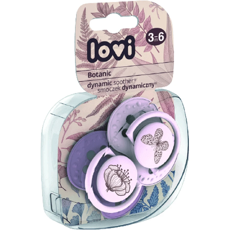 LOVI Botanic Dynamic Soother 3-6m 2 шт.: цены и характеристики