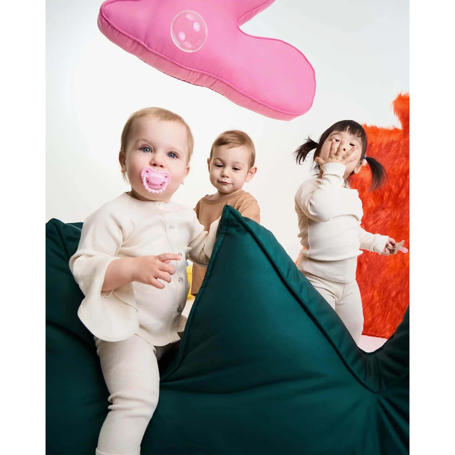 Luu Kids, соска-пустушка, позиціонуюча, силіконова, Pink A Boo, від 6 місяців, 1 шт.: ціни та характеристики