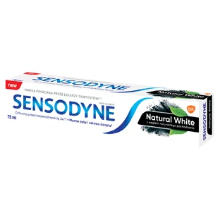 Sensodyne Natural White Отбеливающая зубная паста с активным ингредиентом, 75 мл