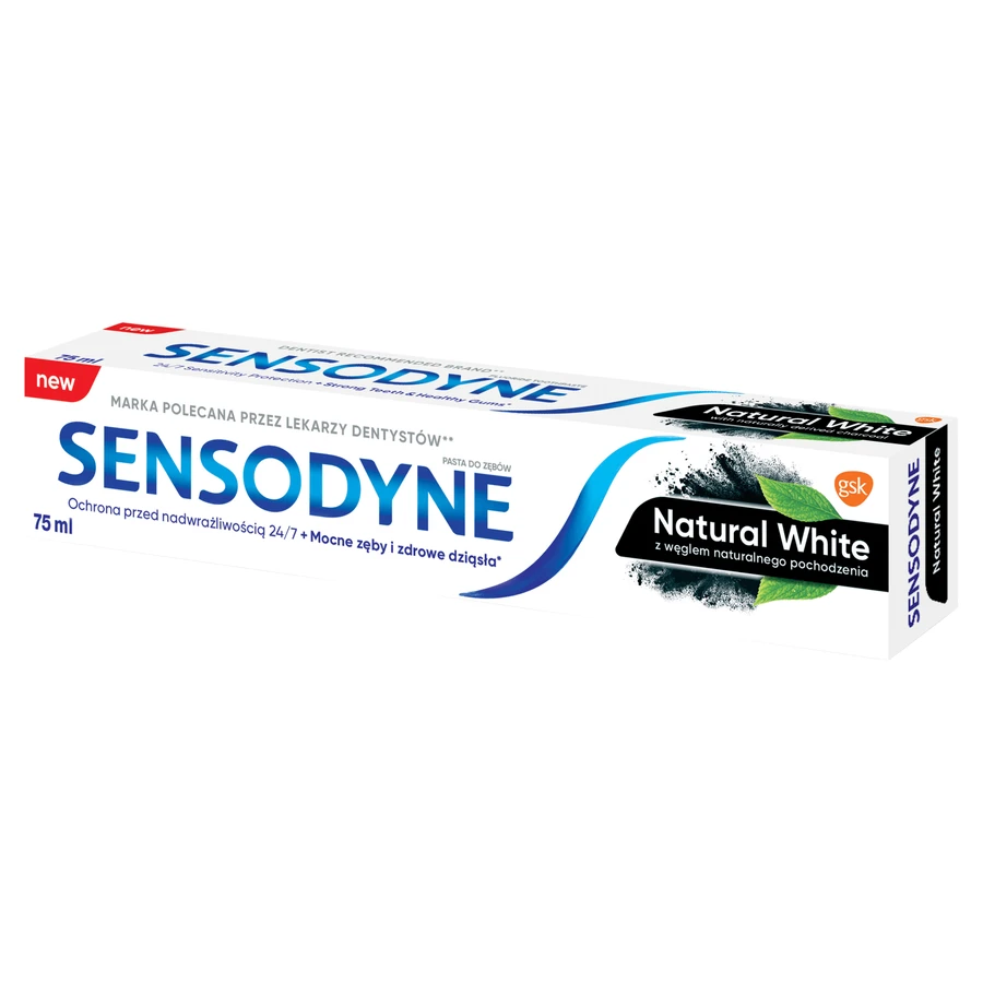 Sensodyne Natural White Отбеливающая зубная паста с активным ингредиентом, 75 мл: цены и характеристики