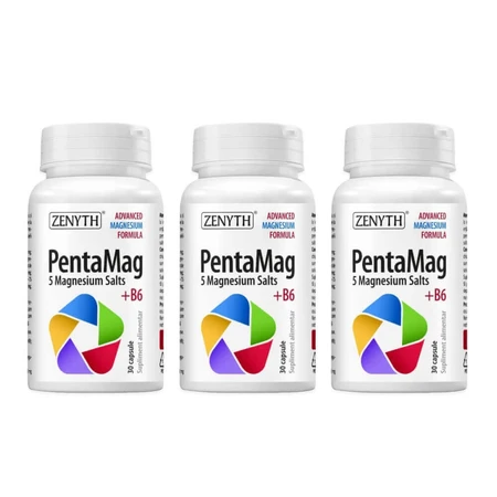 ПентаМаг 1200 мг Zenyth PentaMag, 3 шт. по 30 капсул: ціни та характеристики