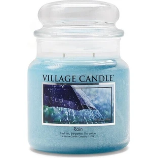 Village Candle Ароматическая свеча в стекле - Дождь - Дарит, средняя 1×1 шт.