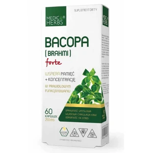Бакопа (Брахмі) форте 250 мг, 60 капсул Medica Herbs