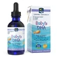 Nordic Naturals Дитяча ДГК, Омега-3 з вітаміном D3, 60 мл