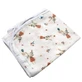 Простое муслиновое одеяло, 120x100 см, Baltic Bebe