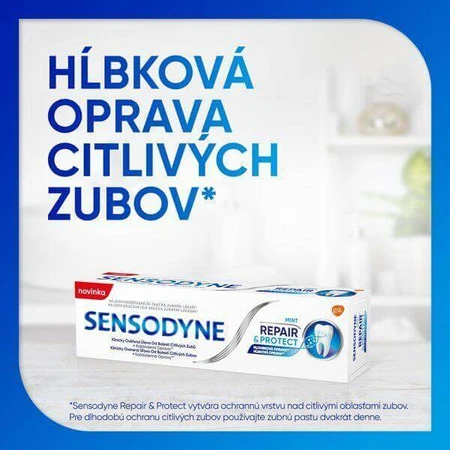 Зубна паста Sensodyne Repair & Protect для чутливих зубів 3 x 75 мл: ціни та характеристики