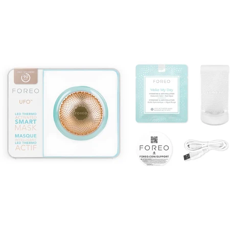 Звуковий пристрій Foreo UFO Sonic для прискорення ефекту плевральної маски, М'ята: ціни та характеристики