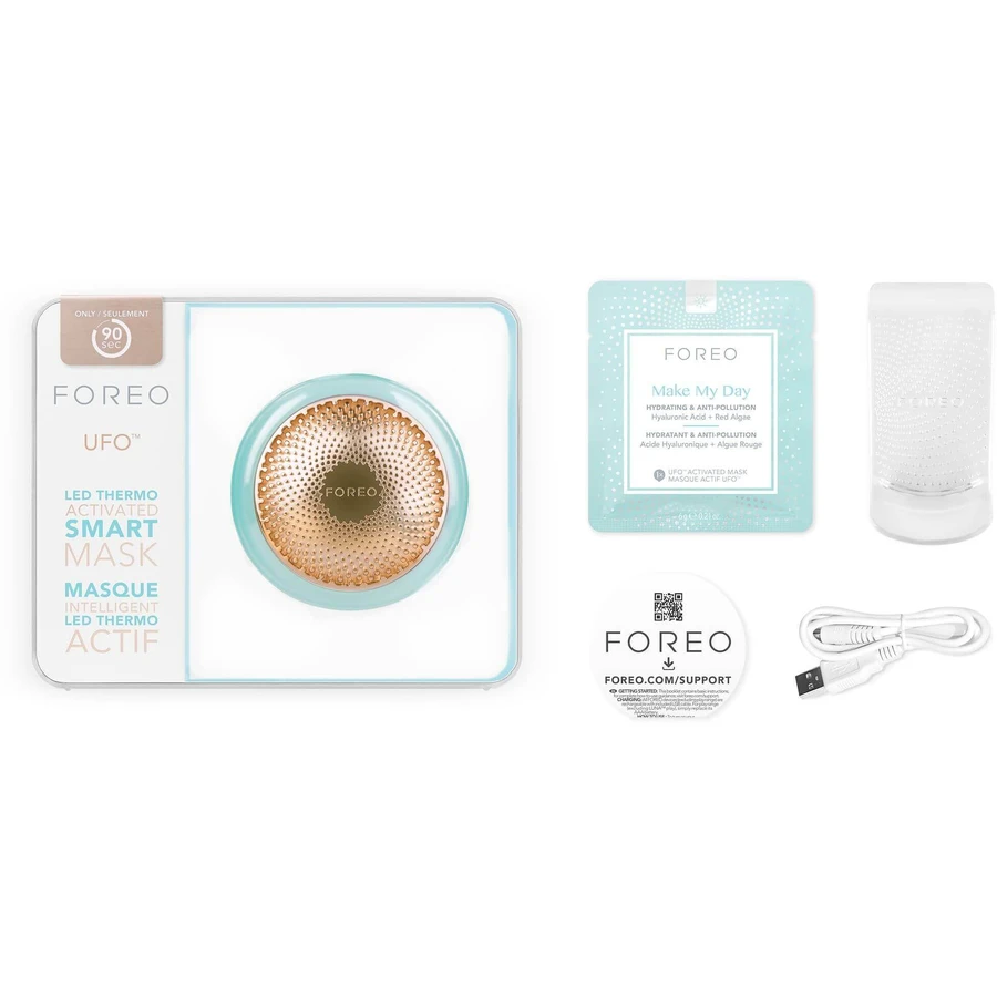 Звуковий пристрій Foreo UFO Sonic для прискорення ефекту плевральної маски, М'ята: ціни та характеристики