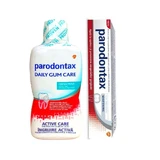 Упаковка Відбілююча зубна паста + ополіскувач для порожнини рота Daily Gum Care Свіжа м'ята, 75 мл + 500 мл, Parodontax