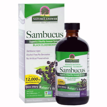 Nature's Answer Sambucus Original, бузина, 240 мл: цены и характеристики