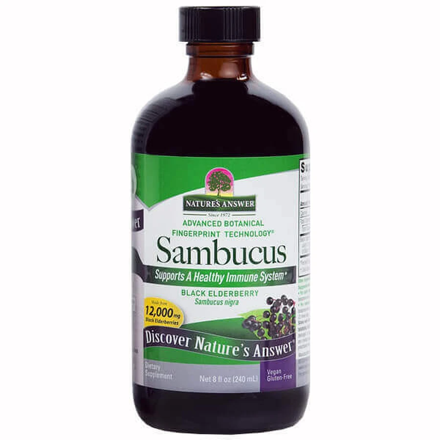 Nature's Answer Sambucus Original, бузина, 240 мл: цены и характеристики