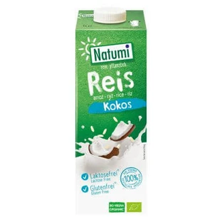 Органічний рисовий напій з кокосом, 1 л, Natumi