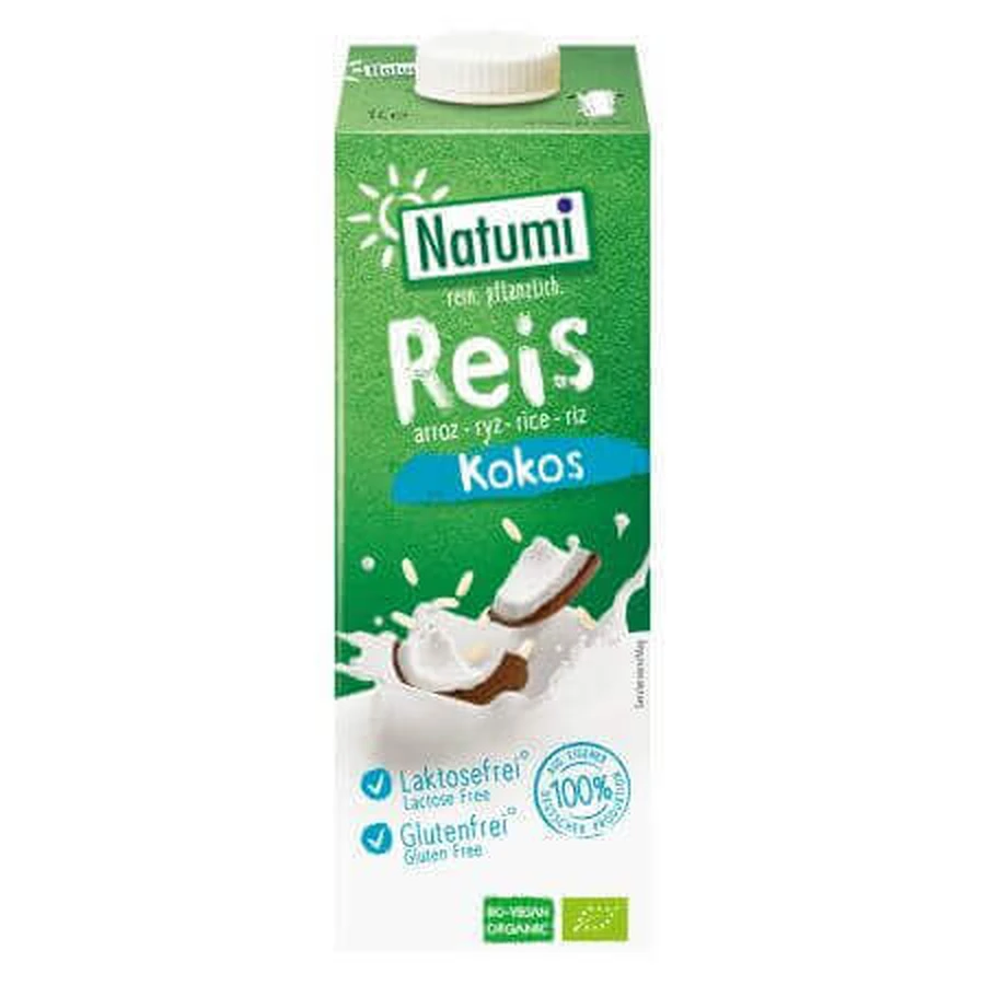 Органічний рисовий напій з кокосом, 1 л, Natumi: ціни та характеристики