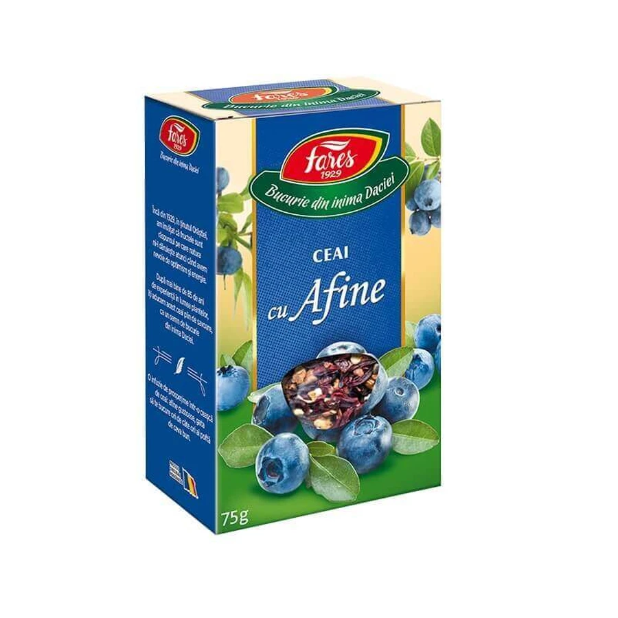 Чай чорничний Aromfruit, 75 г, Fares: ціни та характеристики