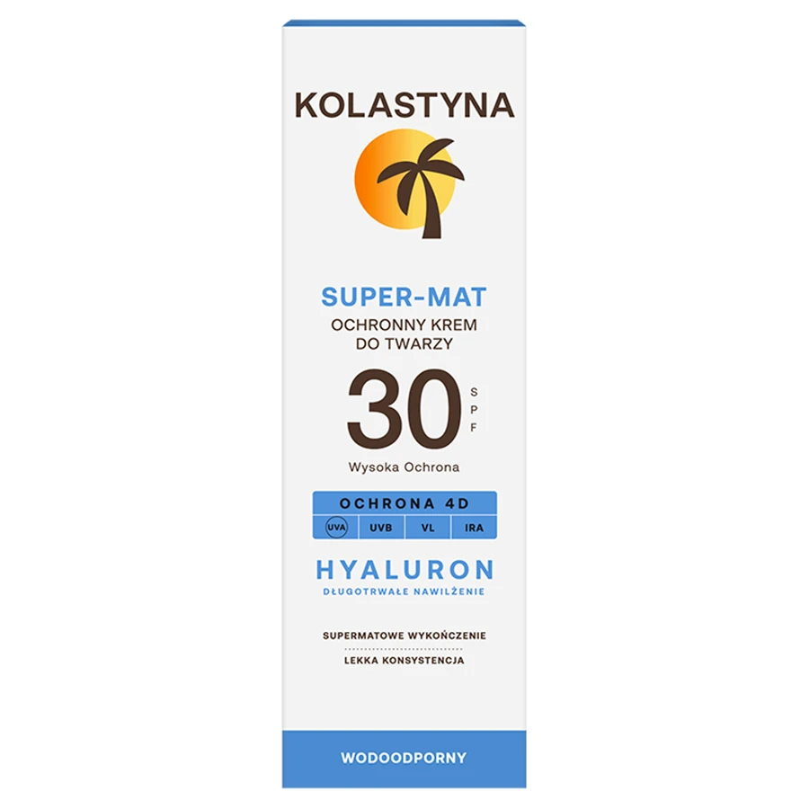 Kolastyna Sun, Захисний крем для обличчя Super Mat SPF 30, 50 мл: ціни та характеристики