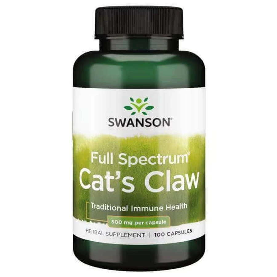 Кошачий коготь, 100 капсул, Swanson: цены и характеристики