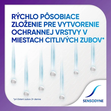 Sensodyne Rapid 1x75 мл, зубная паста от боли в чувствительных зубах: цены и характеристики