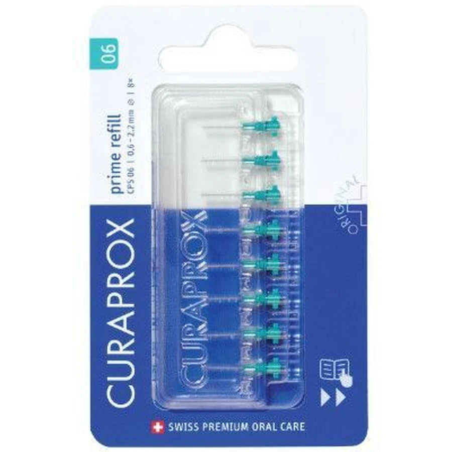 Щітки міжзубні Curaprox Prime Refill, розмір. 06, 8 шт: ціни та характеристики