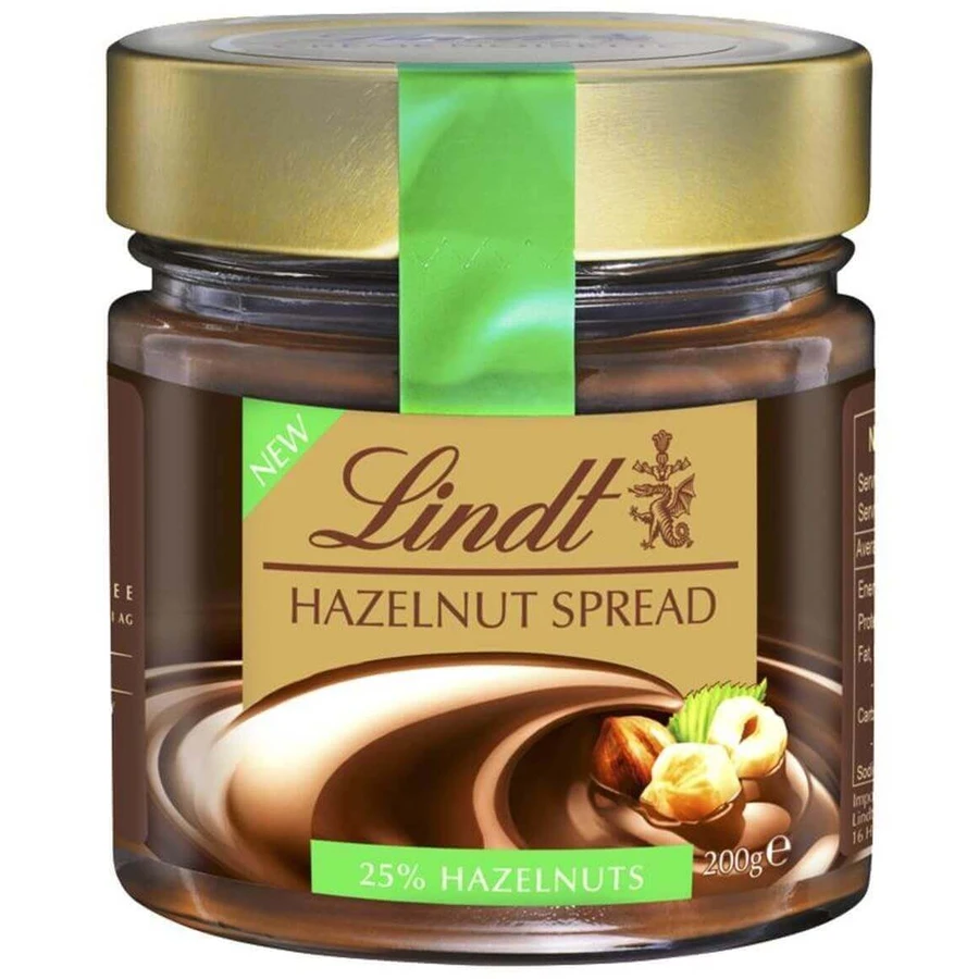 Горіховий спред Lindt фундук (25%) 200 г: ціни та характеристики