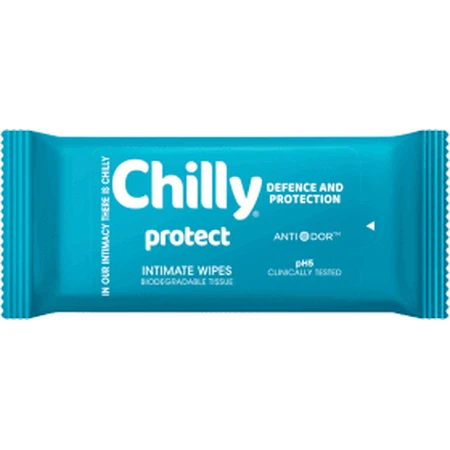 Серветки для інтимної гігієни Protect, 12 шт, Chilly: ціни та характеристики