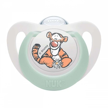 NUK Пустышка Звезда DISNEY Мако Винни Пух 6-18м. коробка 1×1шт, соска, 6-18м: цены и характеристики