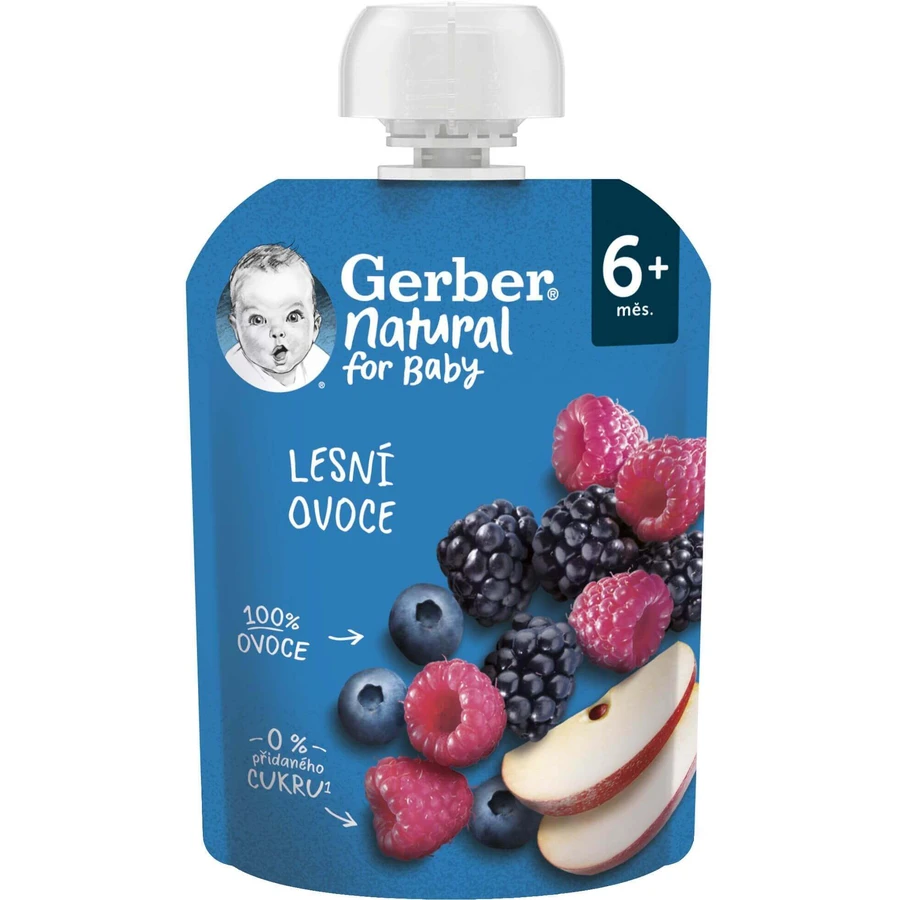 Gerber Натуральні лісові фрукти в капсулах 90 г: ціни та характеристики