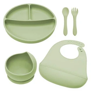 Классический набор силиконовых поильников, 6 месяцев+, Raw Green, Appekids