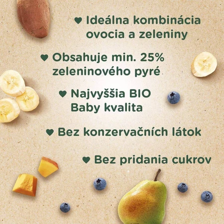 Фруктовые капсулы Sunar Organic Микс из банана, груши, тыквы, сладкого картофеля и черной смородины 100 г: цены и характеристики