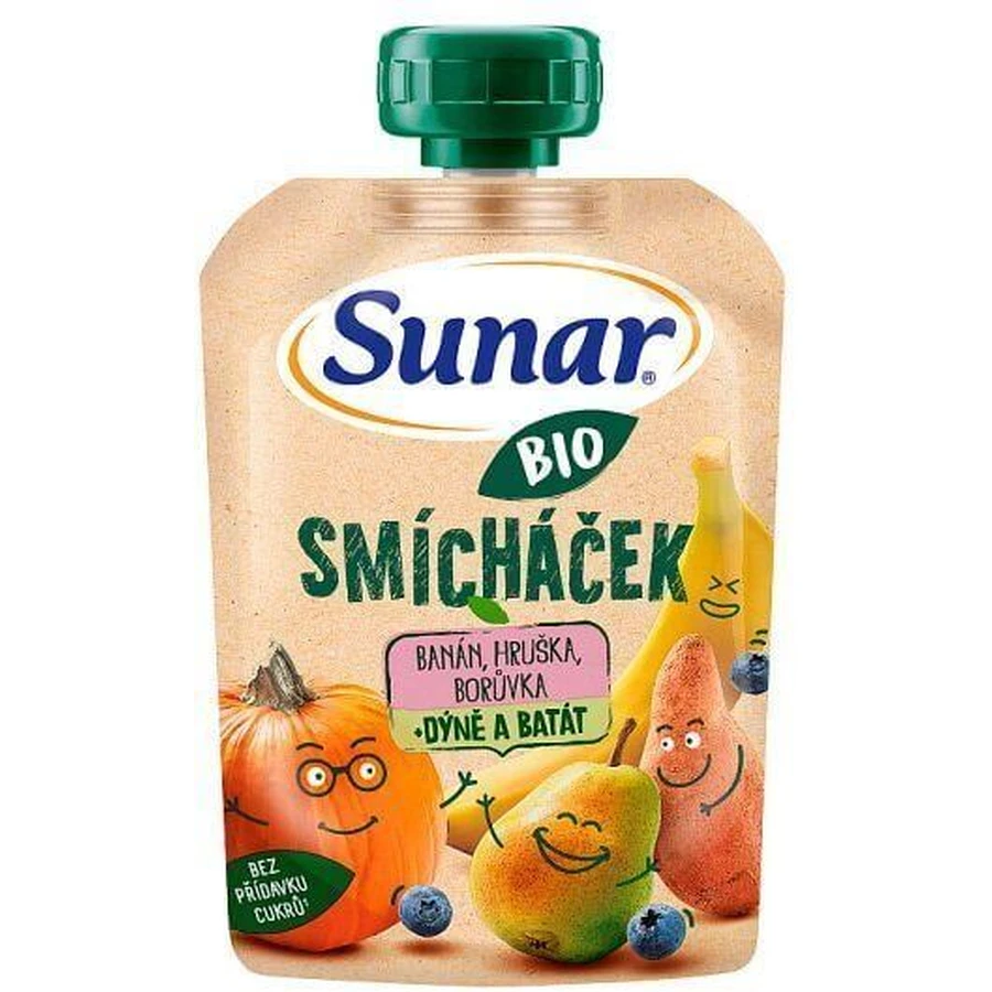 Фруктовые капсулы Sunar Organic Микс из банана, груши, тыквы, сладкого картофеля и черной смородины 100 г: цены и характеристики