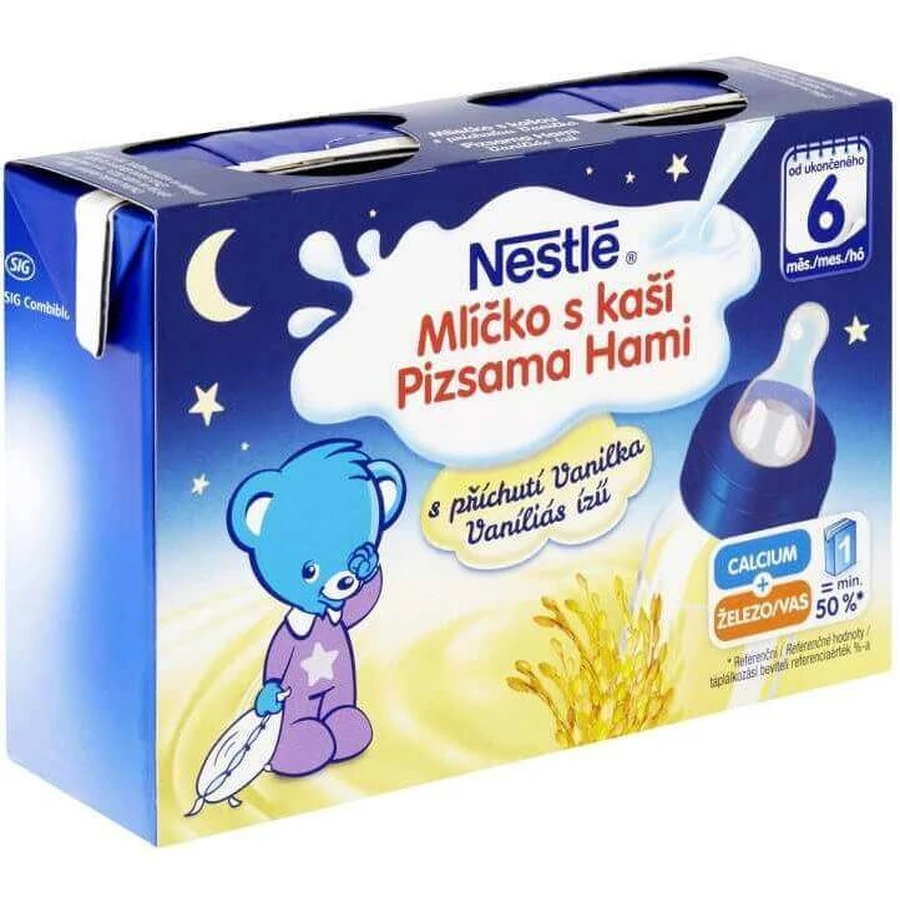 Nestlé Молоко з кашею зі смаком ванілі 2 х 200 мл: ціни та характеристики
