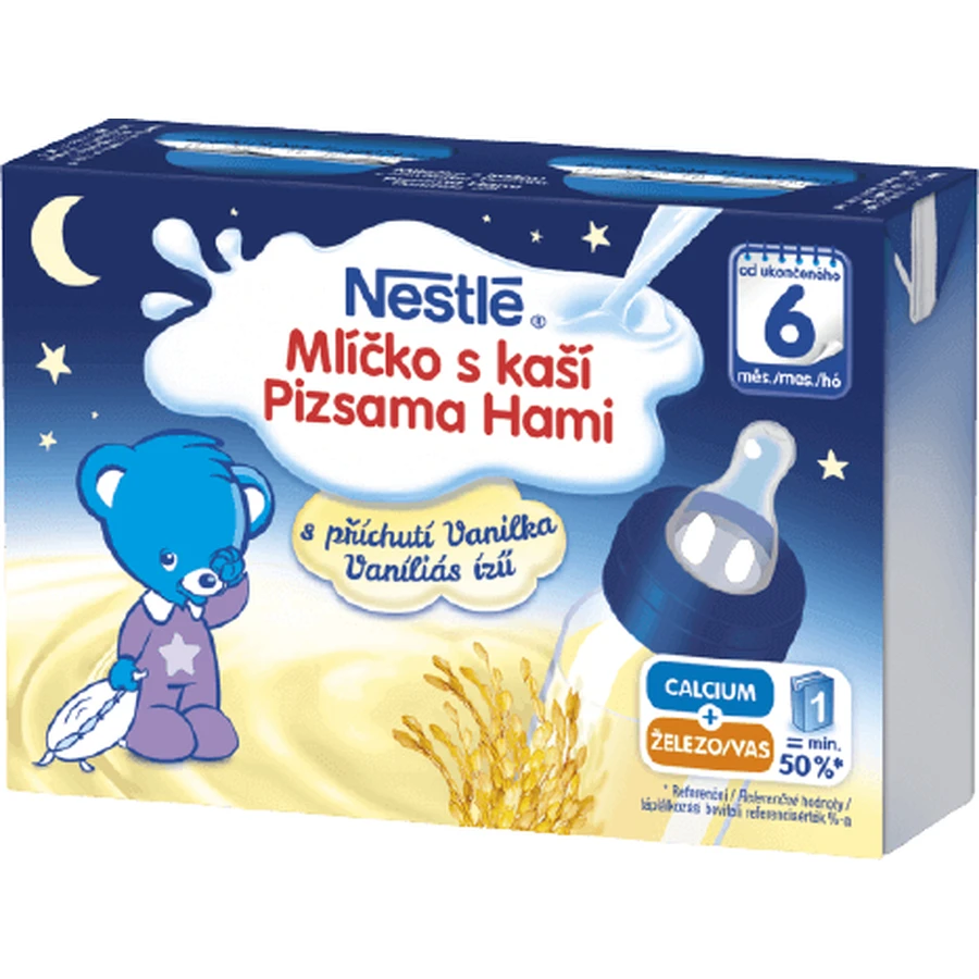 Nestlé Молоко з кашею зі смаком ванілі 2 х 200 мл: ціни та характеристики