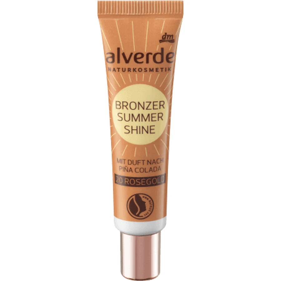 Alverde Naturkosmetik Рідкий бронзер літній блиск - №20 Рожеве золото, 15 мл: ціни та характеристики