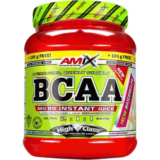 Сік швидкого приготування Amix BCAA Micro, малиновий лимонад 500 г