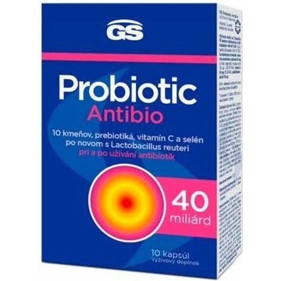 GS Probiotic Antibio 1×10 cps, дієтична добавка: ціни та характеристики