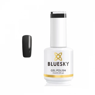 Полуперманентный лак для ногтей Bluesky UV Dark Grey 15 мл