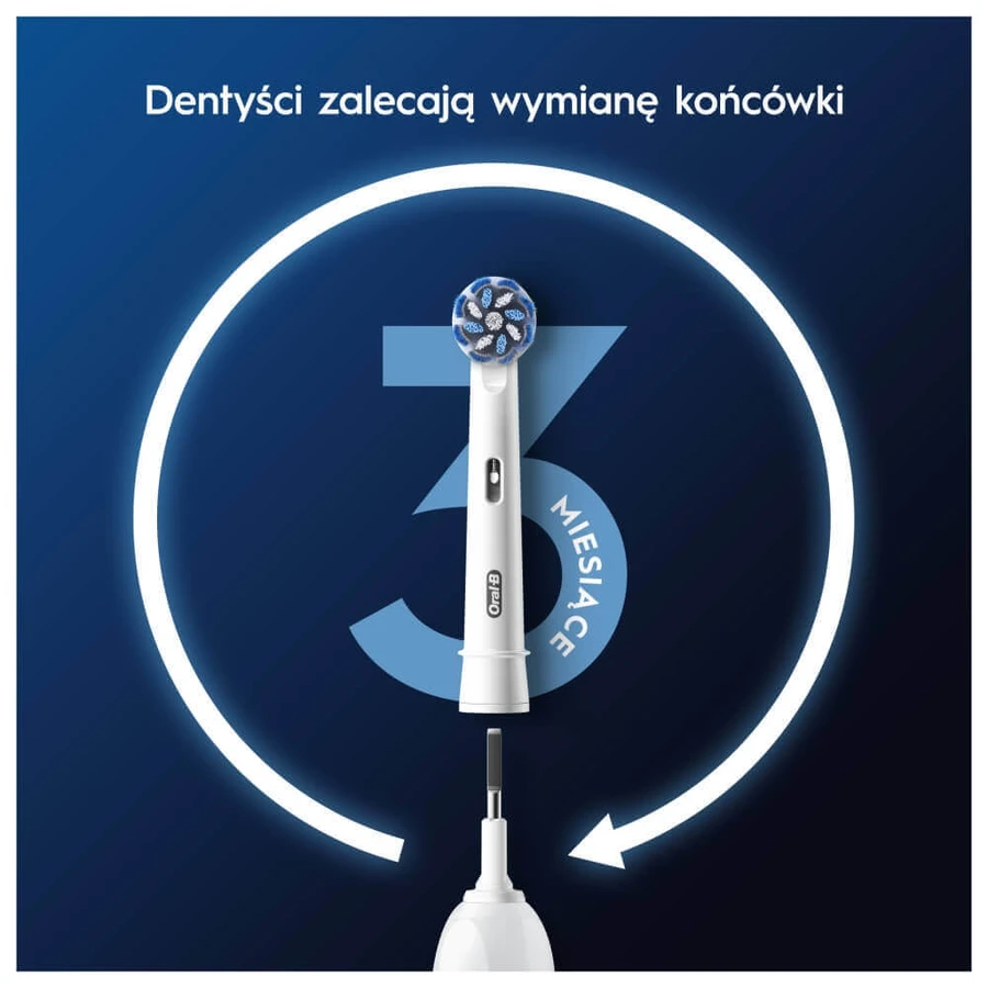 Oral-B Pro Sensitive Clean, змінні щетинки для електричної зубної щітки, 4 шт.: ціни та характеристики